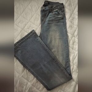 🌟Classic Y2k Style Womens Blue Flared Vintage Jeans Size 4🌟